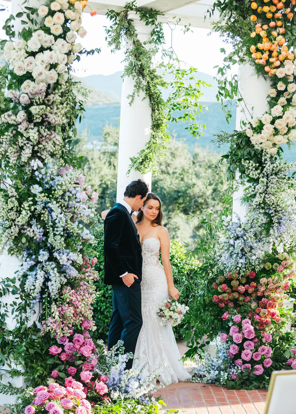 Wedding Ceremony Luxury FloraI Installation